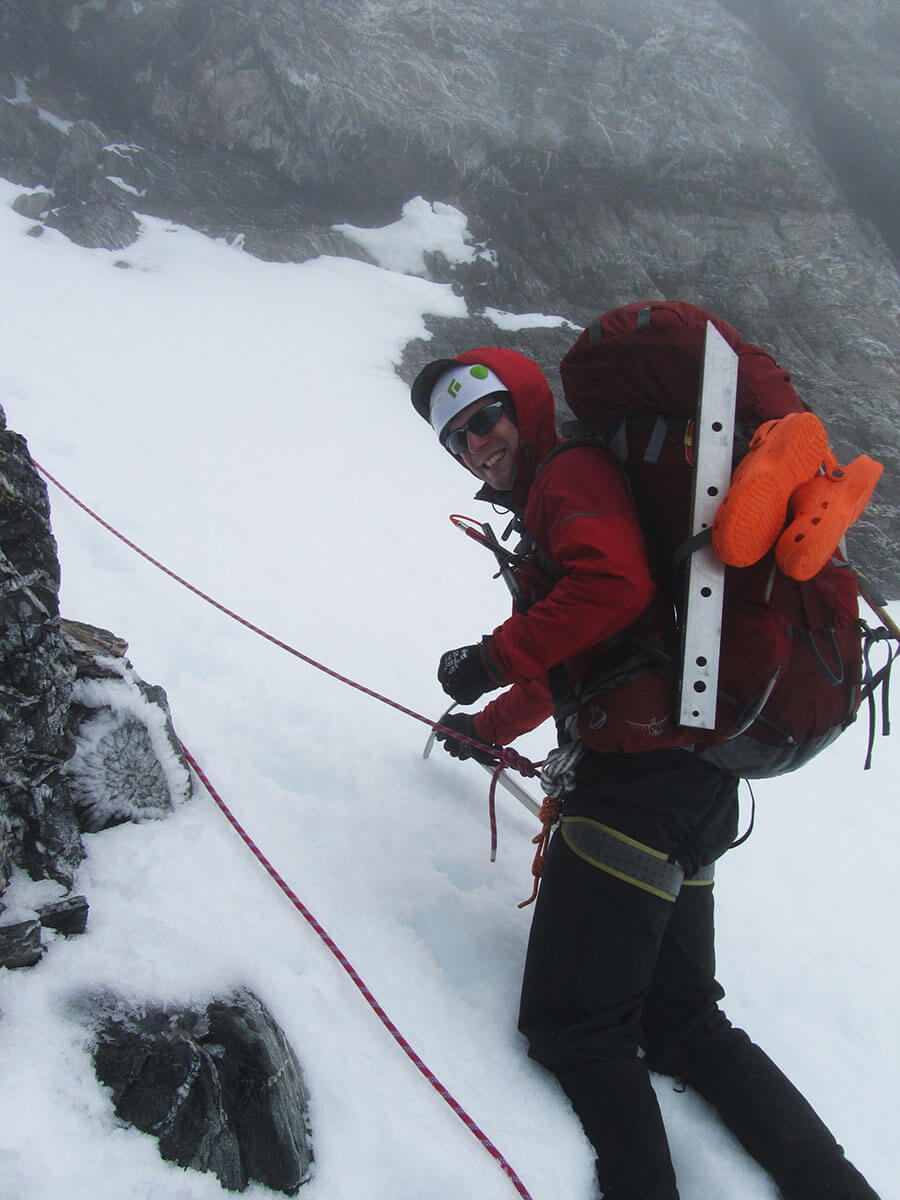 The Abseil down
