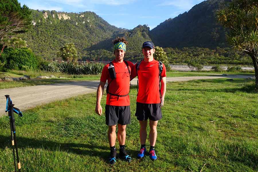 Ryan and myself at the start of the Heaphy Track.