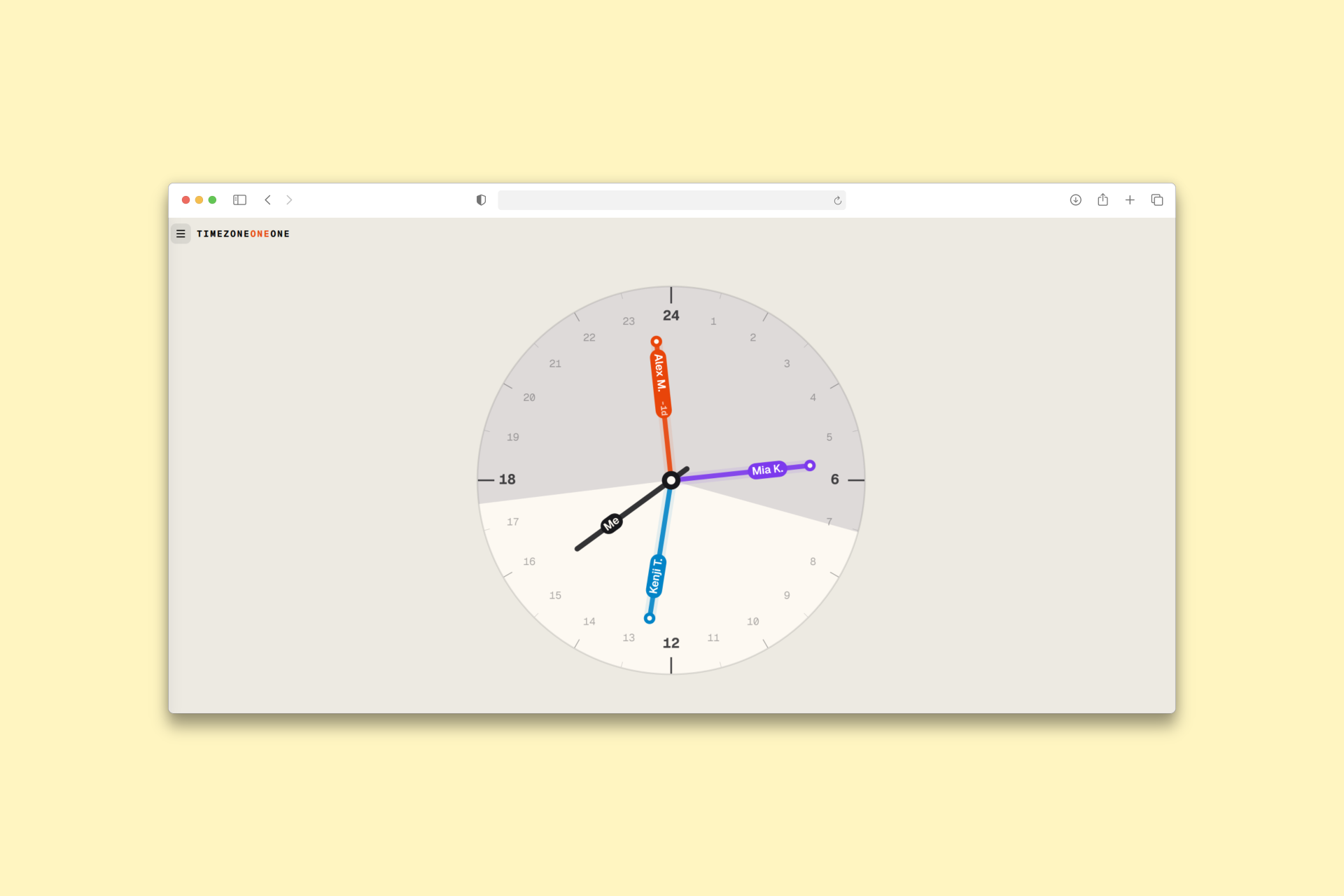 TimeZoneOneOne
